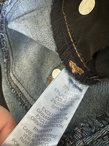 Wit & Wisdom Dark Wash Flare Jeans - Size 10P - Picture 8 of 8